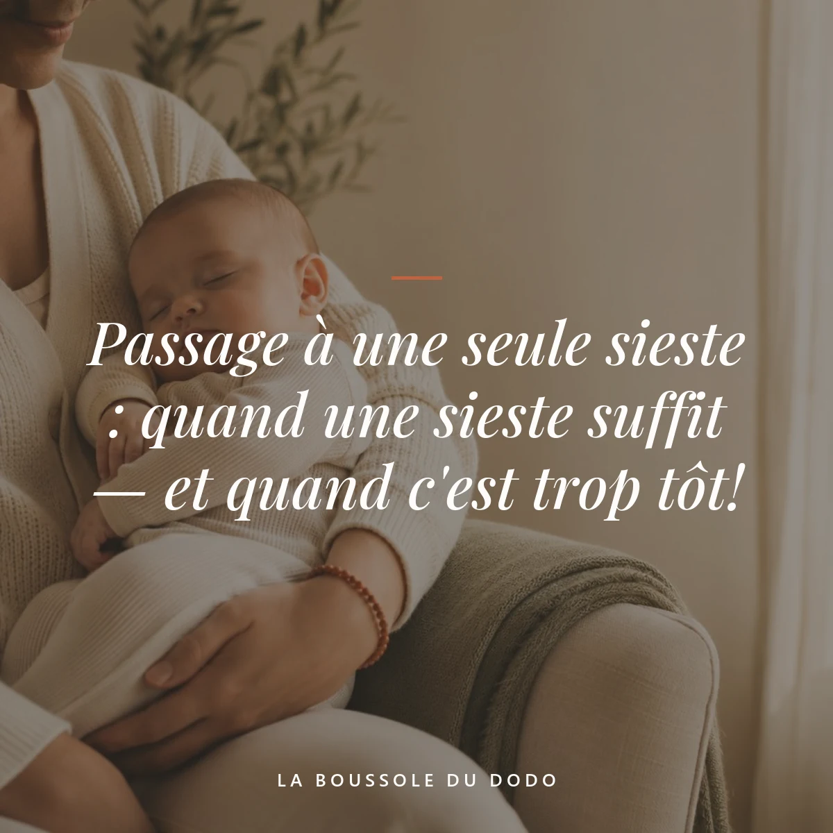 passage de deux siestes à une — Passage à une seule sieste : quand une sieste suffit — et quand c'est trop tôt!